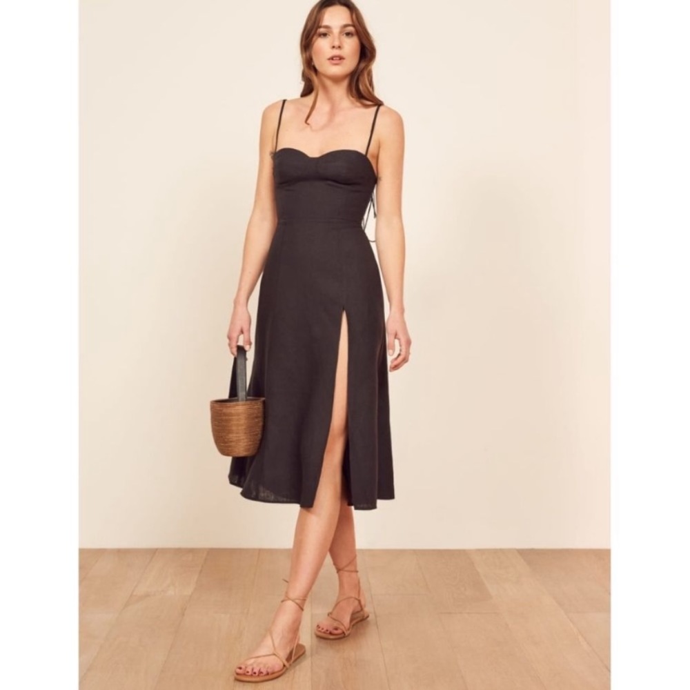 NWT black reformation nebraska dress size 4